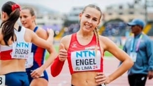 Daumen hoch! Isabelle Engel schaffte auf Anhieb das Limit für die U23-EM in Bergen. (Bild: ÖLV/Soňa Maléterová)