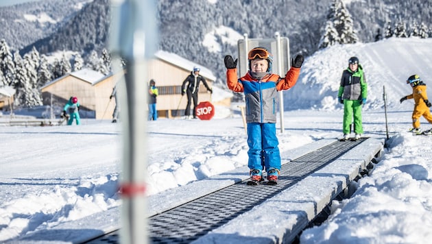 Bei Familien war das Skigebiet besonders beliebt. 