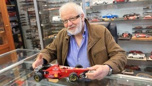 Umgeben von Mini-Boliden: Alexander Trimmel.