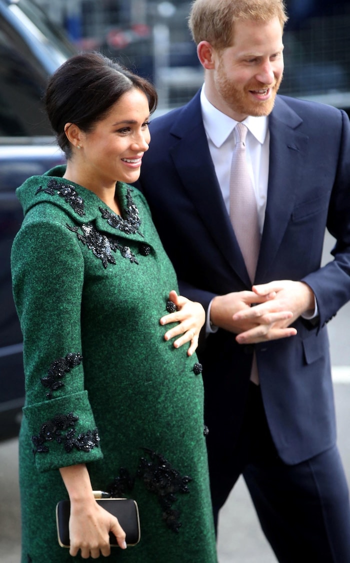Herzogin Meghan während ihrer Schwangerschaft ...