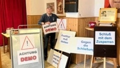 Egon Englisch – eingefleischter Post-Fan – ist einer der Organisatoren der Demo.