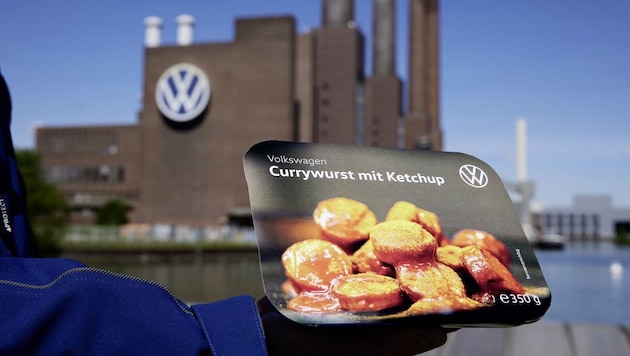 So soll die Supermarkt-Version der VW-Currywurst aussehen.