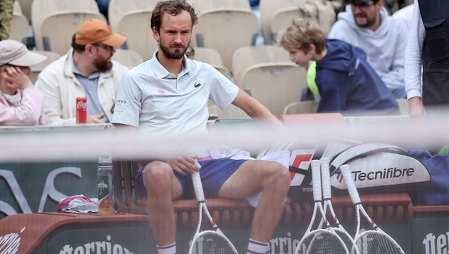Daniil Medwedew muss bereits seine Koffer packen.