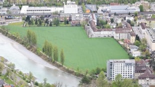 Solch üppige Grundstücksreserven wie die Klosterwiese der Barmherzigen Schwestern hat die Stadt Innsbruck nicht (mehr). (Bild: Johanna Birbaumer)