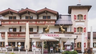 Im Zentrum des Sturms: Das derzeit geschlossene Hotel Dorfkrug in Kaprun