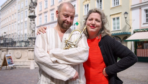 Thomas und Theresia Gansch sind zuhause und auch auf der Bühne ein eingespieltes Team
