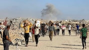 Bei der Verteilung von Lebensmitteln im Gazastreifen ist es zu einem Zwischenfall gekommen. US-Wachleute gaben daraufhin Schüsse ab. (Bild: AFP)