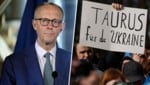 Friedrich Merz tritt aktuell als „Außenkanzler“ auf. (Bild: Krone KREATIV/Lehtikuva/AFP)