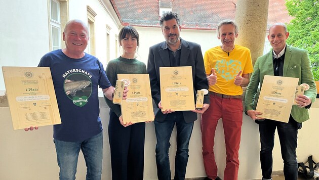 Die Gala fand Dienstagabend im Schloss St. Martin in Graz statt. Die strahlenden Gewinner: Franz ...