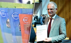 Finanzminister Markus Marterbauer (SPÖ) hat dank der etwas besseren Konjunktur „Glück“.