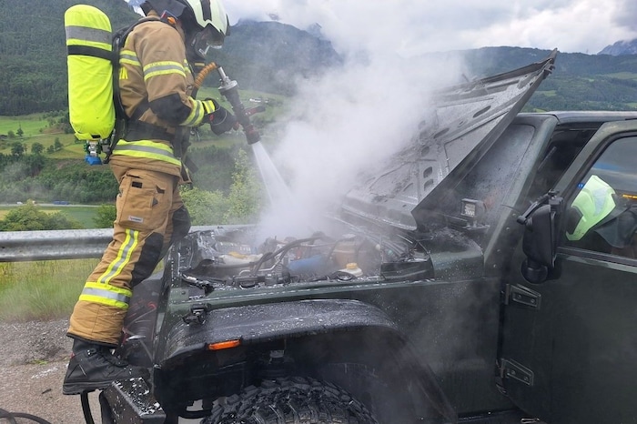 Die Feuerwehr war rasch vor Ort und konnte die Flammen eindämmen