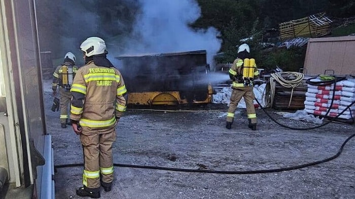Die Feuerwehr konnte den Brand rasch löschen.