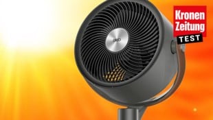 In den USA ist der chinesische Hersteller Dreo mit seinen Ventilatoren bereits eine große Nummer. (Bild: Krone KREATIV/Dreo, oraziopuccio - stock.adobe.com)