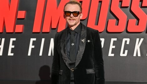 Simon Pegg ist über Relevanz von „Mission: Impossible 8“ erstaunt. (Bild: AP/Evan Agostini)
