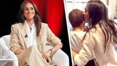 Herzogin Meghan war beim TIME100-Summit mit den Gedanken bei ihrem Sohn Archie ...  (Bild: Krone KREATIV/APA/Getty Images via AFP/GETTY IMAGES/Jemal Countess, Viennareport)