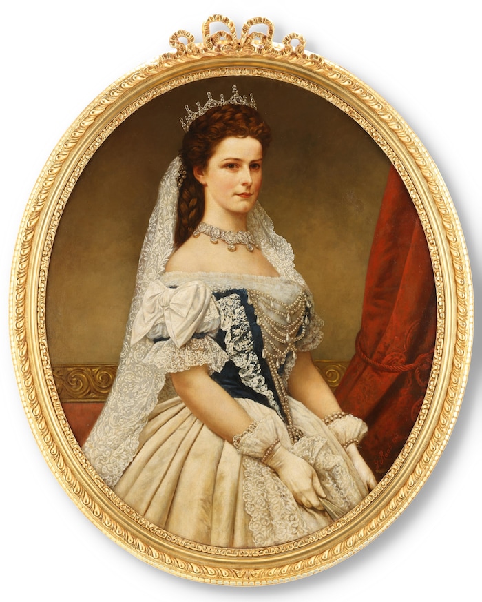 Kaiserin Elisabeth, Gemälde von Georg Martin Ignaz Raab (20.000 bis 40.000 €) 