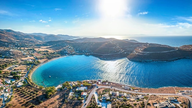 Auf der Insel Kea unweit von Athen gibt es schöne Strände