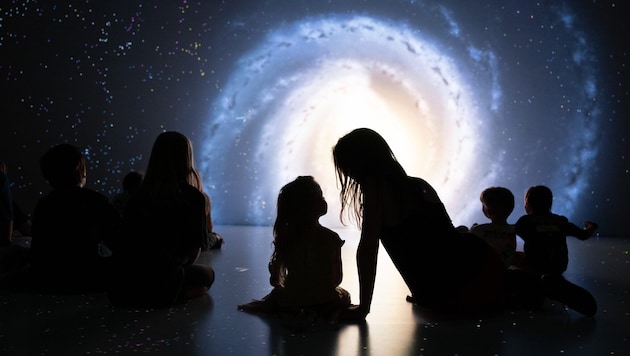 Auch der Deep Space des Linzer Ars Electronica Centers steht in den Ferien offen