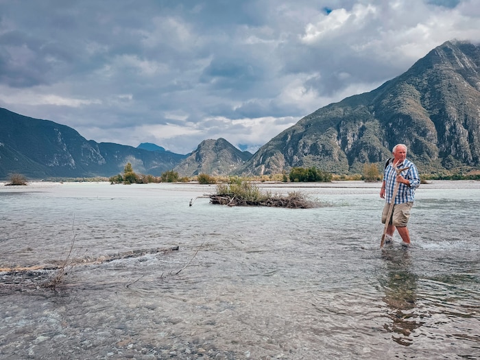 Dörfler ist oft am Tagliamento.