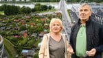 Ihr Garten muss der Stadtbahn weichen: Edith und Ernst Lasch. (Bild: Krone KREATIV/Markus Wenzel (2))