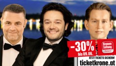 Die neuen „Drei Tenöre“ treten am 27. Juni erstmals auf die Donaubühne in Tulln. Unser ...