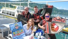 Die beliebte Band „Kärnt’n Gluat“ eröffnet am Donnerstag (erster Tag des Hafenfestes) um 15 Uhr ...