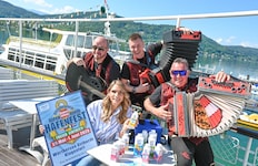 Die beliebte Band „Kärnt’n Gluat“ eröffnet am Donnerstag (erster Tag des Hafenfestes) um 15 Uhr den Konzertreigen.  (Bild: Evelyn Hronek)