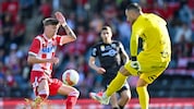 Gespräche laufen! Sloweniens U21-EM-Spieler Tio Cipot (l.), Leihgabe von Spezia,  soll in Graz ...