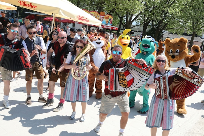 Verschiedenste Bands werden für gute Laune sorgen.