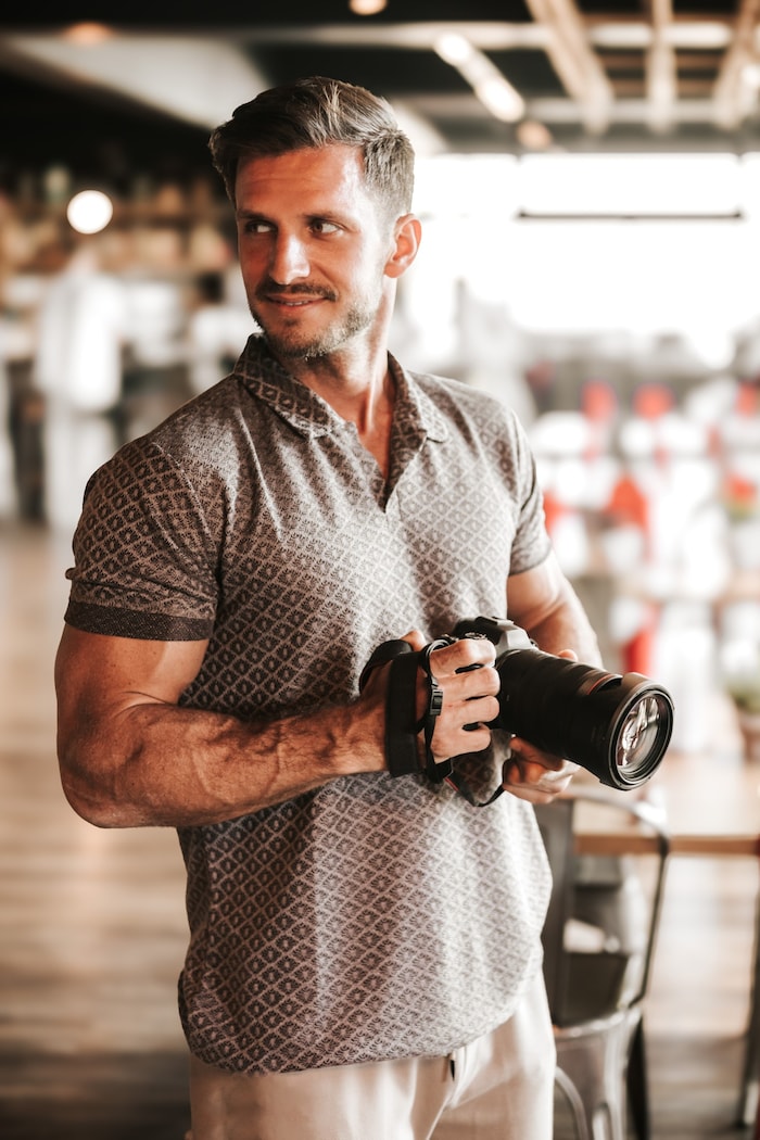Neben Fotografie ist Sport eine der Lieblingsbeschäftigungen von Lipiarski.