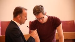 Auinger und Dankl (re.) haben einiges zu besprechen. (Bild: Tröster Andreas)