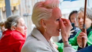 Brigitte Nielsen überkamen plötzlich die Gefühle.