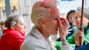 Brigitte Nielsen überkamen plötzlich die Gefühle. (Bild: Markus Tschepp)