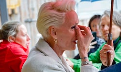 Brigitte Nielsen überkamen plötzlich die Gefühle.