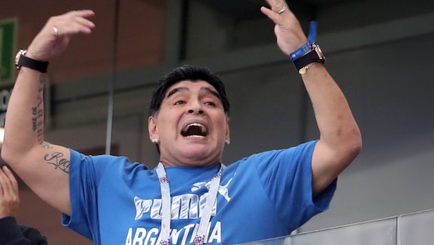 Diego Maradona starb 2020 an einem Herzinfarkt.