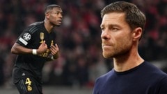 Xabi Alonso (r.) plant offenbar ohne David Alaba (l.).