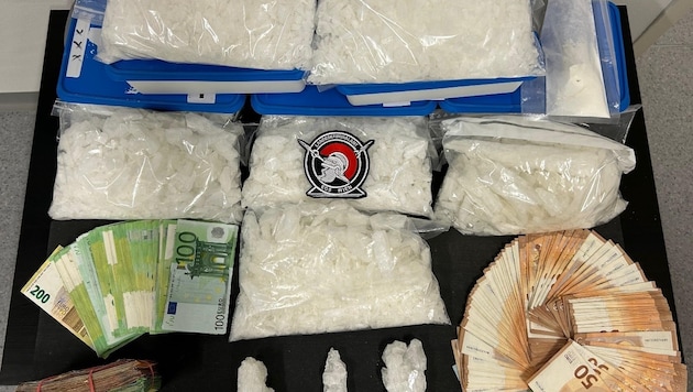 Ein Erfolg für die Ermittler: Insgesamt fünf Kilo Crystal Meth sowie eine hohe Summe Bargeld konnten in der „Bunkerwohnung“ sichergestellt werden.