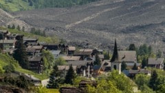 Der Ort Ferden im Lötschental