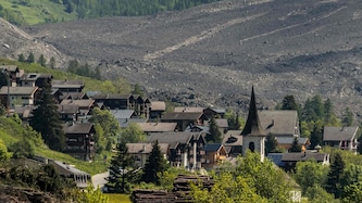 Der Ort Ferden im Lötschental (Bild: AFP/FABRICE COFFRINI)