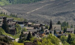 Der Ort Ferden im Lötschental