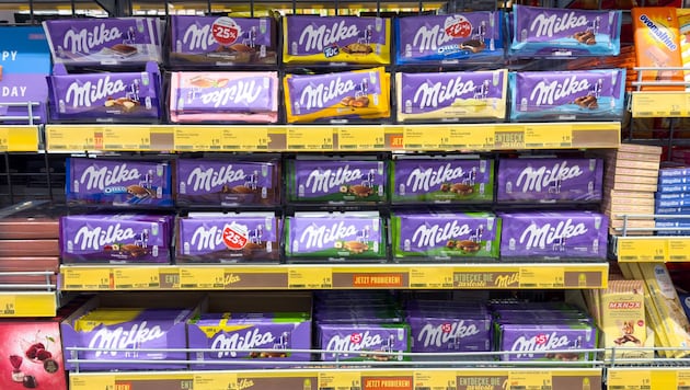 Der Konzern Mondelez führt eine neue Milka-Schokoladengröße im Handel ein.