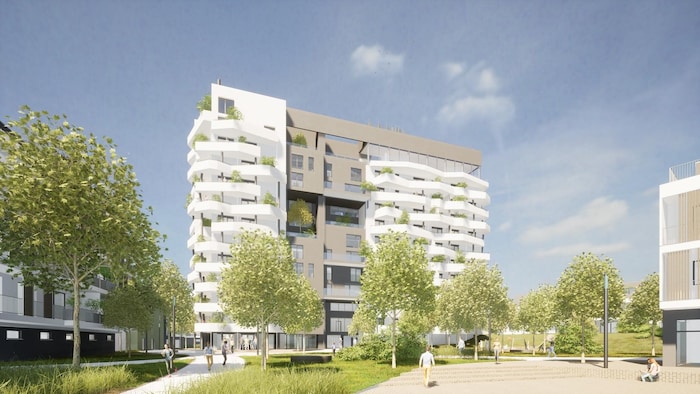 In und rund um die Silos herum sollen schmucke Lofts entstehen.