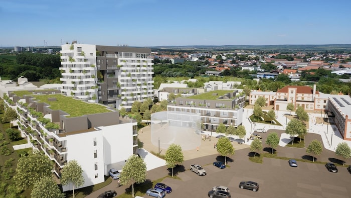Auf dem Dach eines Silos ist eine Skybar geplant, die für alle zugänglich sein wird.