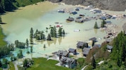 In der Schweiz wurde das Dorf Blatten verschüttet.