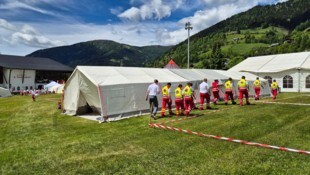 Am Donnerstag bauten die Landeseinheiten aus ganz Österreich ihre Zelte in Bad Kleinkirchheim ...