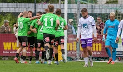Grünau jubelte, Sorda und Kalman waren enttäuscht. (Bild: Tröster Andreas)
