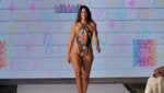 Da röhrt der Tiger! Von der ORF-Bühne auf den Beach-Catwalk! (Bild: instagram.com/reuter_martina_official)