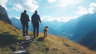 Die Wanderin lief ihrem Hund hinterher und stürzte ab (Symbolbild).
