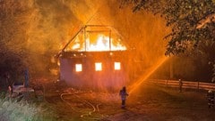 In Maria Lankowitz brannte ein Bauernhaus aus.