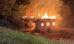 Das Haus stand beim Eintreffen in Vollbrand.